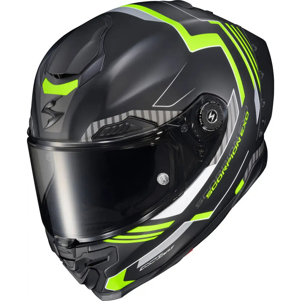 Casco Scorpion EXO-Warp Apex Atarax Black/Hi-Vis