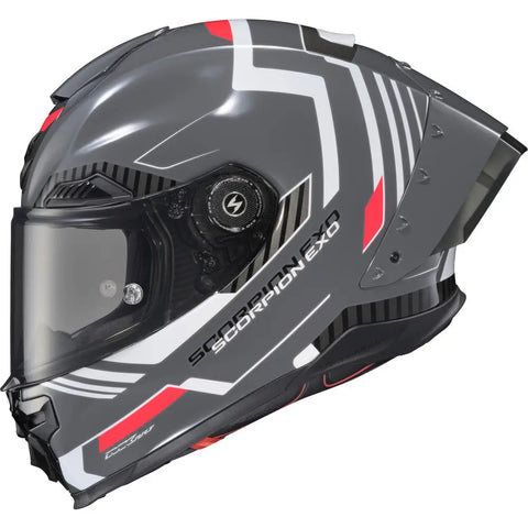 Casco Scorpion EXO-Warp Apex Atarax Grey/White
