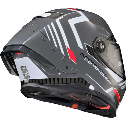 Casco Scorpion EXO-Warp Apex Atarax Grey/White