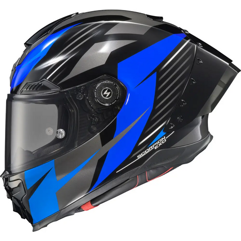 Casco Scorpion EXO-Warp Apex Dilithium Black/Blue