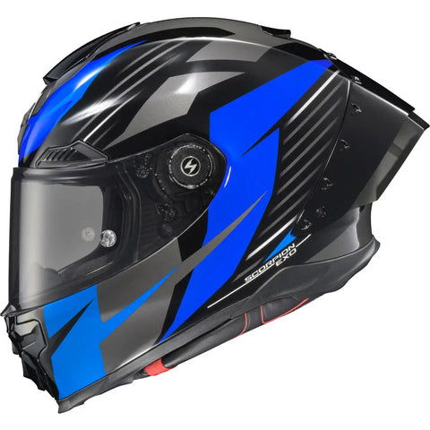 Casco Scorpion EXO-Warp Apex Dilithium Black/Blue