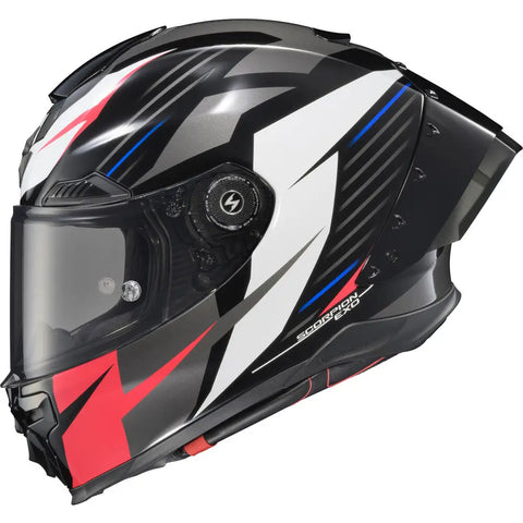 Casco Scorpion EXO-Warp Apex Dilithium Black/Red/White/Blue