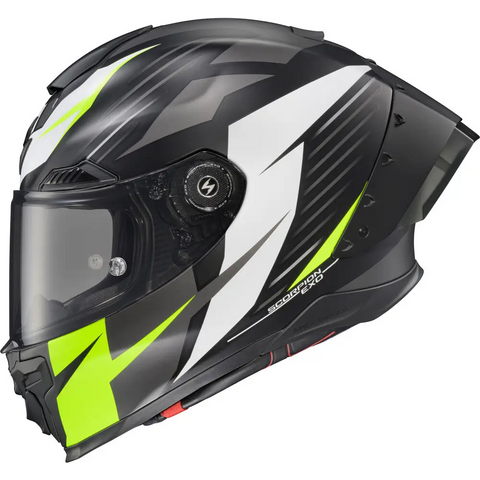 Casco Scorpion EXO-Warp Apex Dilithium Black/White/Hi-Vis