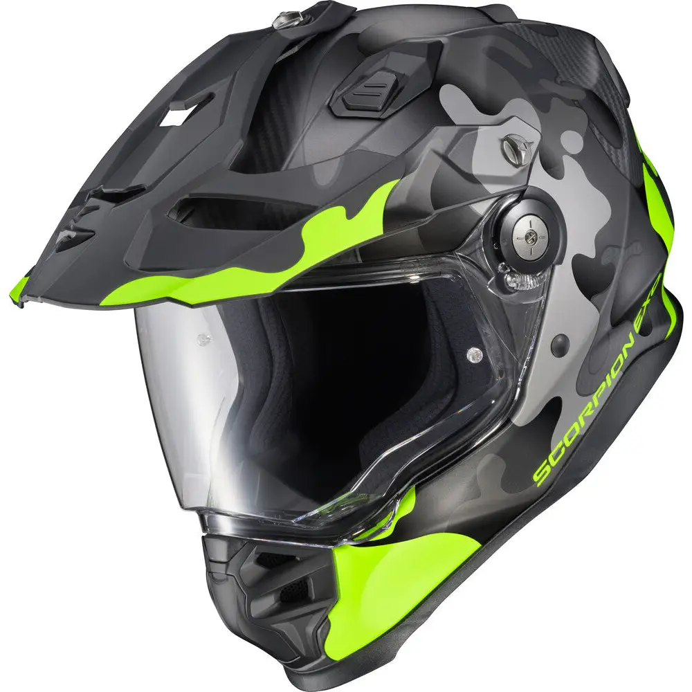 Casco Scorpion EXO-XT9000 Carbon Gilley Hi-Vis/Grey