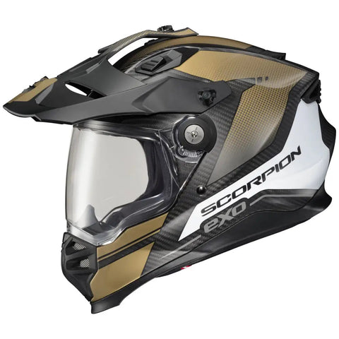 Casco Scorpion EXO-XT9000 Carbon Trailhead Black/Gold/White