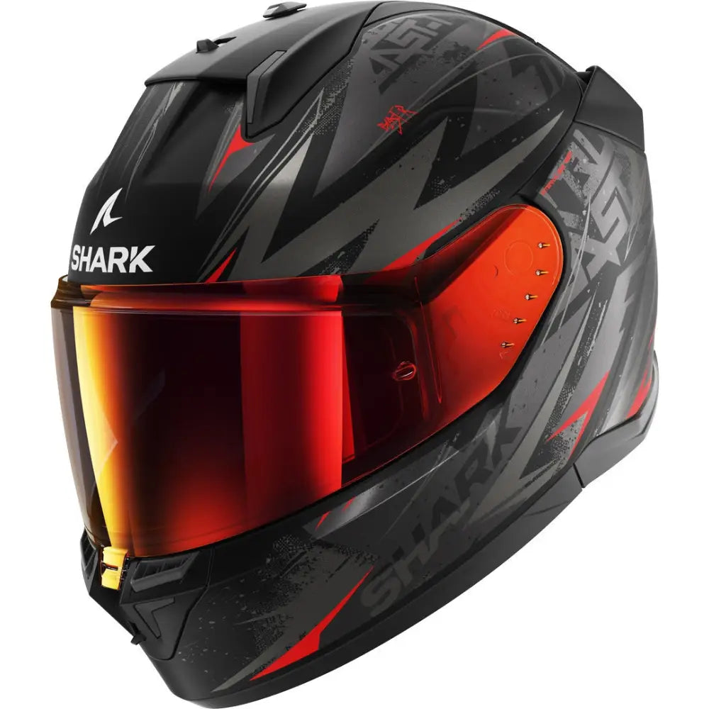 Casco Shark D-Skwal 3 Blast-R Black/Grey/Red