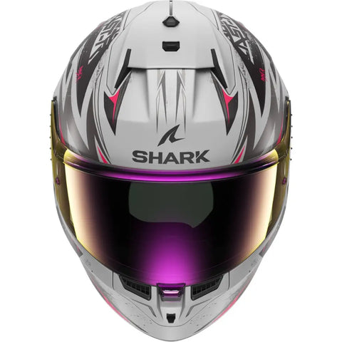 Casco Shark D-Skwal 3 Blast-R Silver/Purple/Black