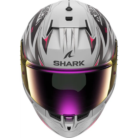 Casco Shark D-Skwal 3 Blast-R Silver/Purple/Black