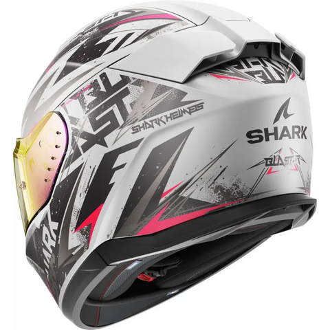 Casco Shark D-Skwal 3 Blast-R Silver/Purple/Black