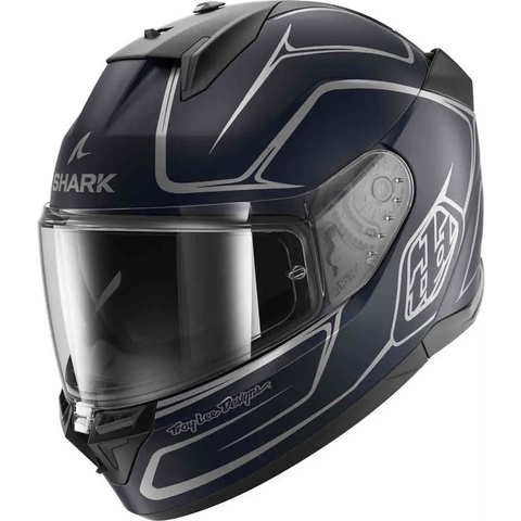 Casco Shark D-Skwal 3 Drone Blue/Silver