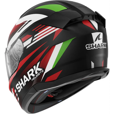 Casco Shark D-Skwal 3 Firstlap Matt Black/Red/Green
