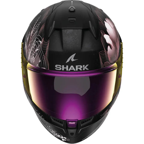 Casco Shark D-Skwal 3 Mayfer Black Matt/Pink