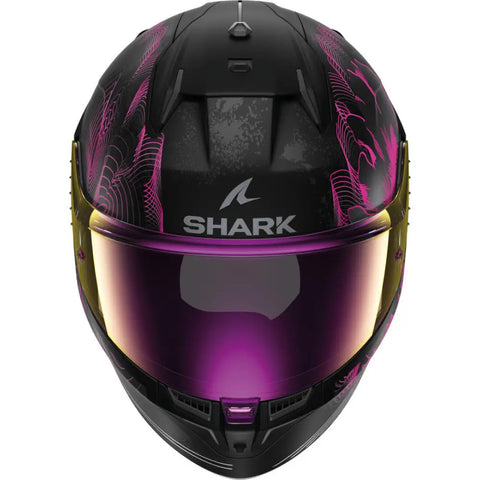 Casco Shark D-Skwal 3 Mayfer Black Matt/Purple