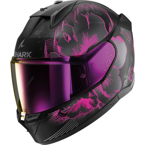 Casco Shark D-Skwal 3 Mayfer Black Matt/Purple