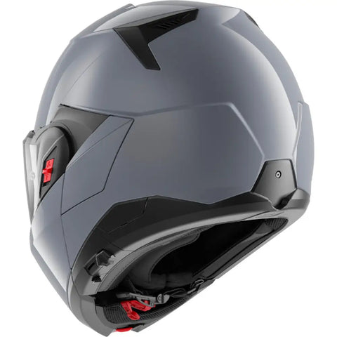 Casco Shark Oxo Dark Shadow Gun Silver