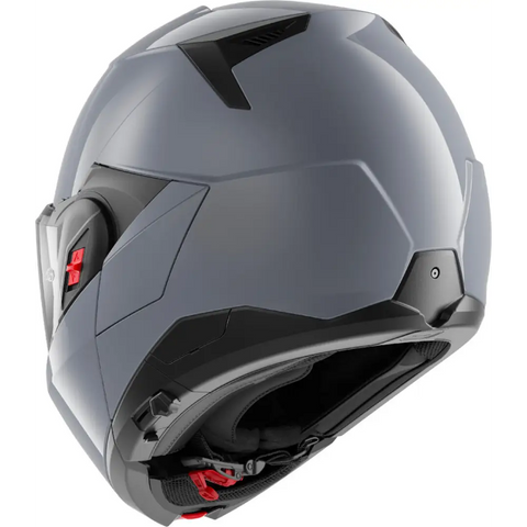 Casco Shark Oxo Dark Shadow Gun Silver