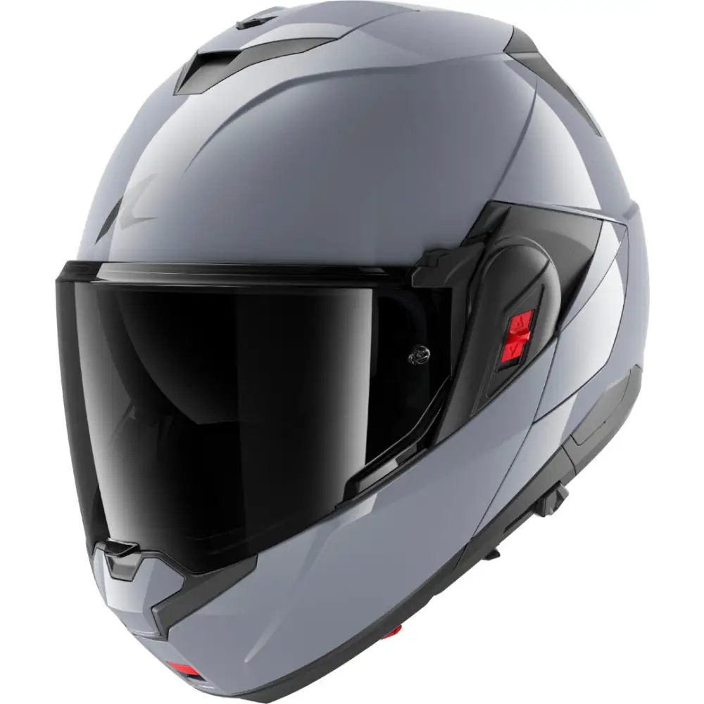 Casco Shark Oxo Dark Shadow Gun Silver