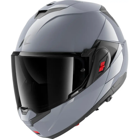 Casco Shark Oxo Dark Shadow Gun Silver