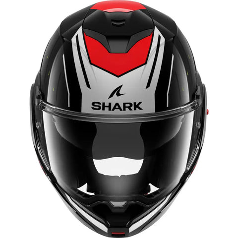 Casco Shark Oxo Rydger Black/Silver/Red