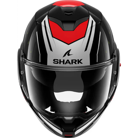 Casco Shark Oxo Rydger Black/Silver/Red