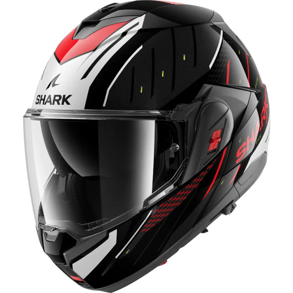 Casco Shark Oxo Rydger Black/Silver/Red