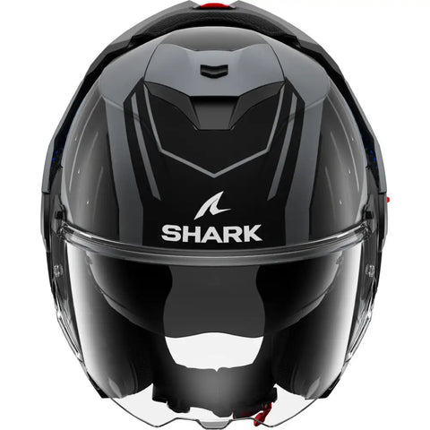 Casco Shark Oxo Rydger Matt Anthracite/Blue/Black