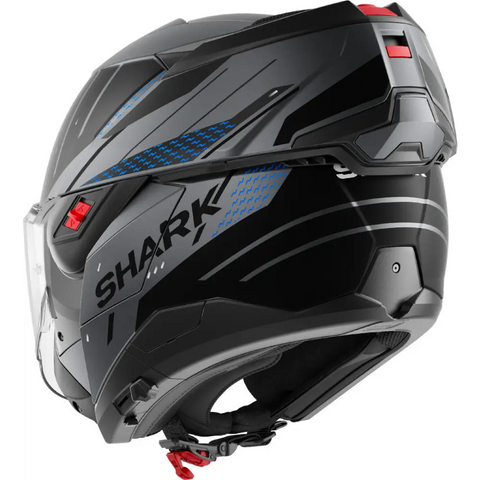 Casco Shark Oxo Rydger Matt Anthracite/Blue/Black