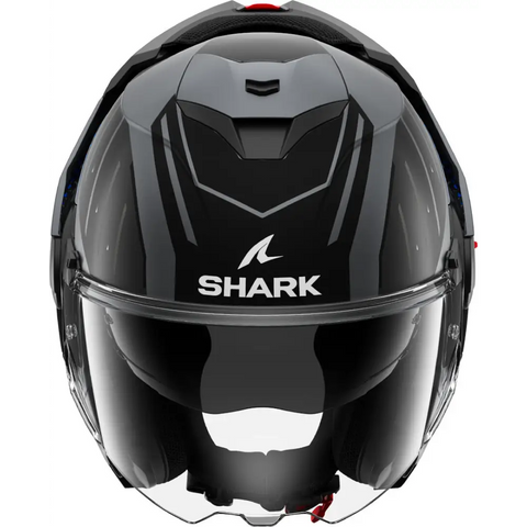 Casco Shark Oxo Rydger Matt Anthracite/Blue/Black