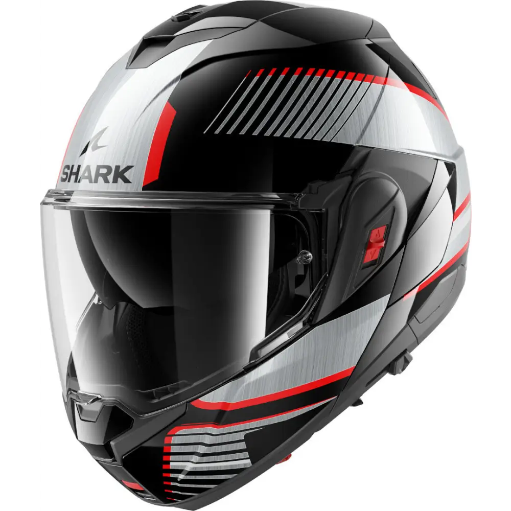 Casco Shark Oxo Sikter Black/Chrome/Silver