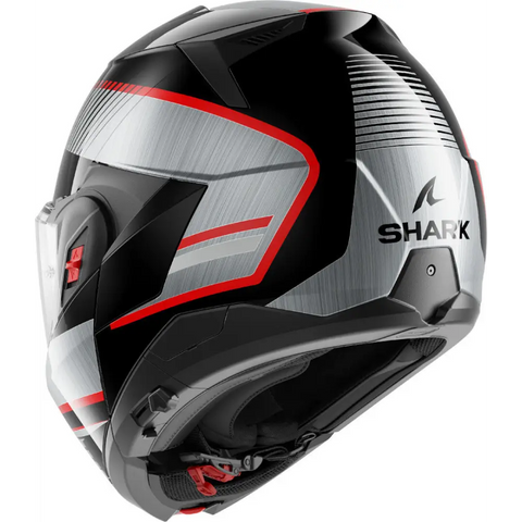 Casco Shark Oxo Sikter Black/Chrome/Silver