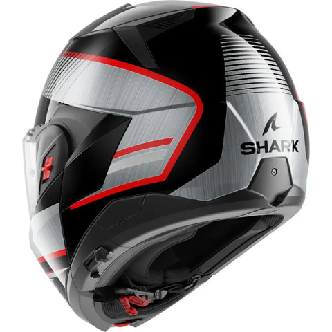 Casco Shark Oxo Sikter Black/Chrome/Silver
