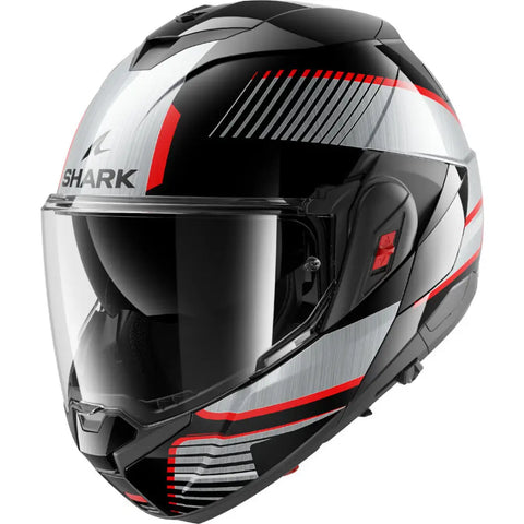 Casco Shark Oxo Sikter Black/Chrome/Silver