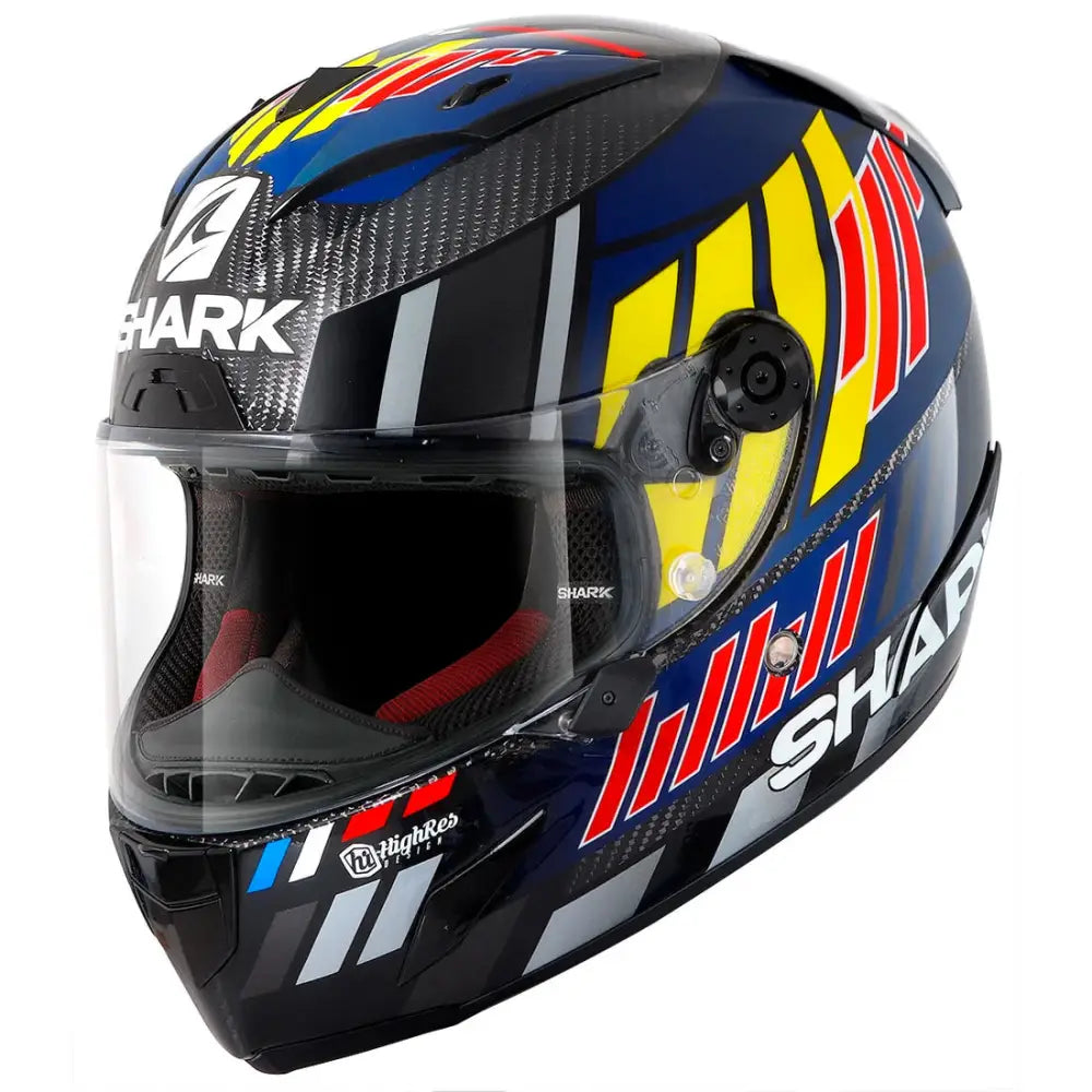 Casco Shark Race-R Pro Carbon Zarco Speedblock Carbon/Blue/Red