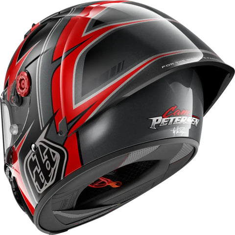 Casco Shark Race-R Pro GP Replica Cam Petersen Anthracite/Red/Black
