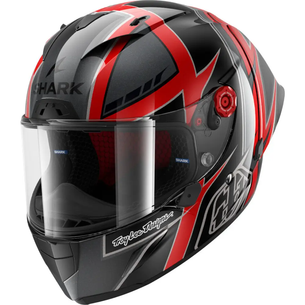 Casco Shark Race-R Pro GP Replica Cam Petersen Anthracite/Red/Black