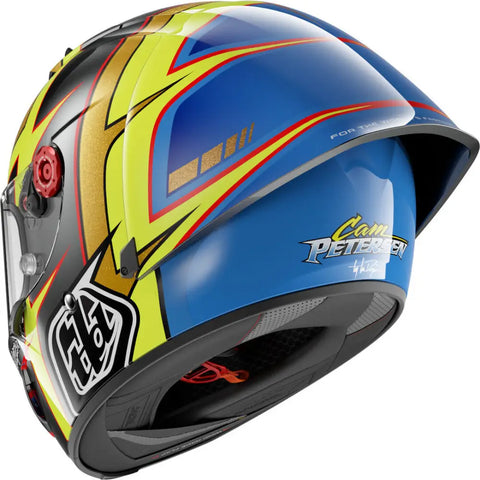 Casco Shark Race-R Pro GP Replica Cam Petersen Anthracite/Yellow/Blue