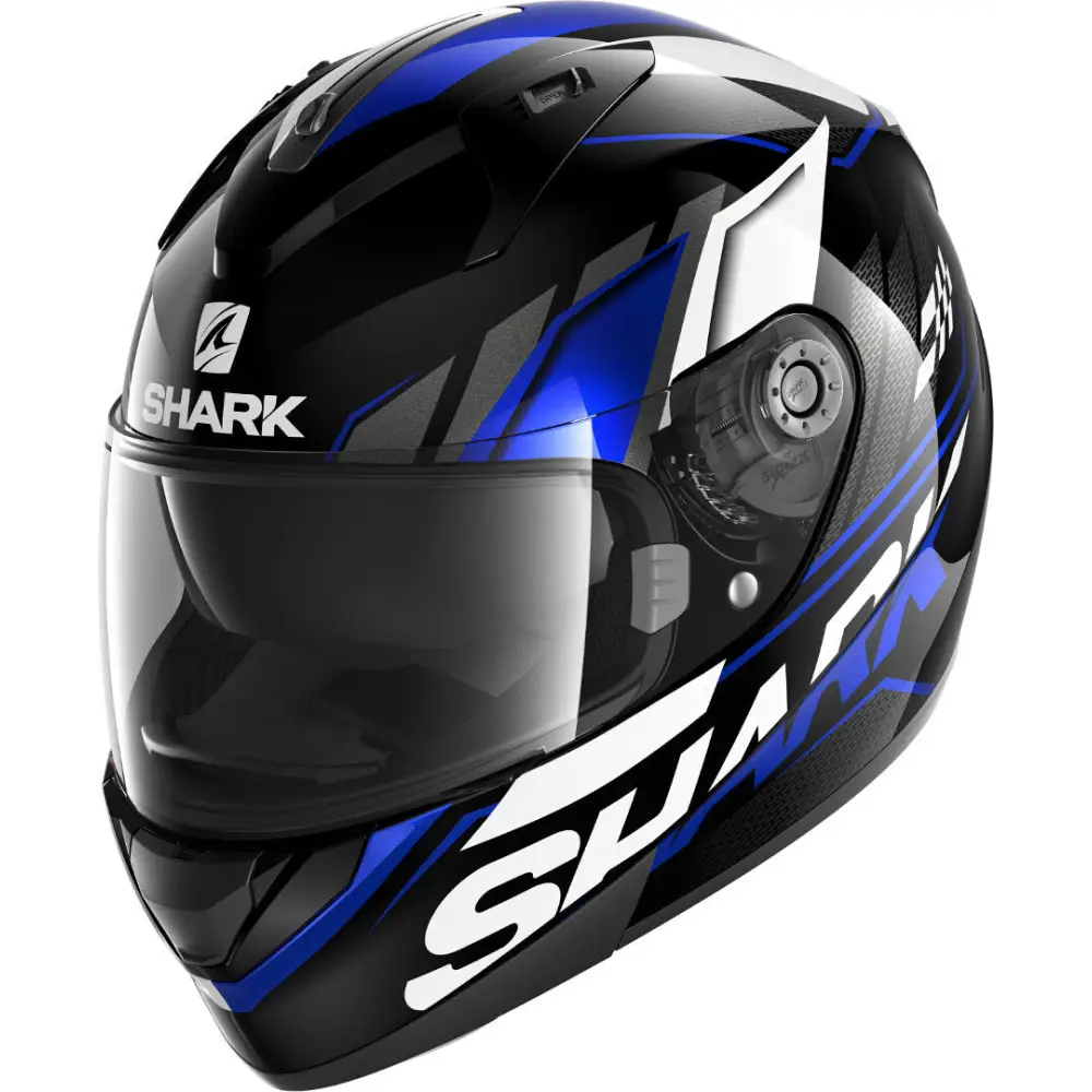 Casco Shark Ridill 1.2 Phaz Black/Blue/White