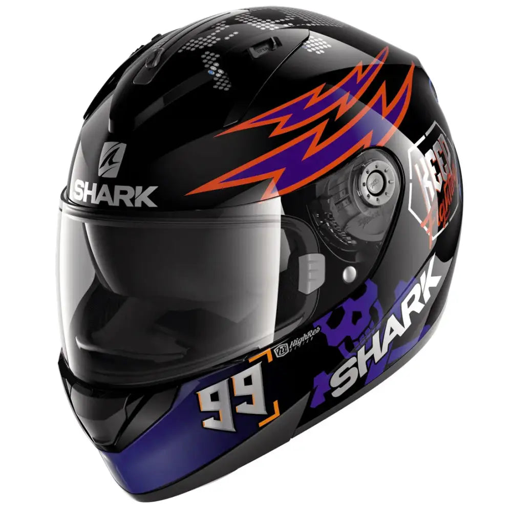 Casco Shark Ridill 1.2 Replica Lorenzo Catalan Bad Boy Black/Blue/Orange