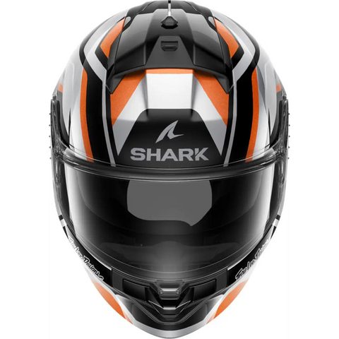 Casco Shark Ridill 2 Apex Silver/Black/Orange