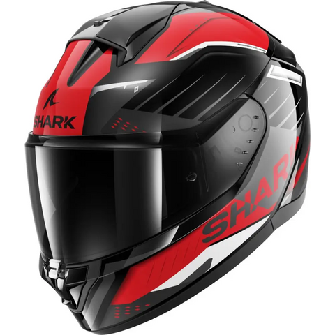 Casco Shark Ridill 2 Bersek Matt Black/Red/White ECE 22.06