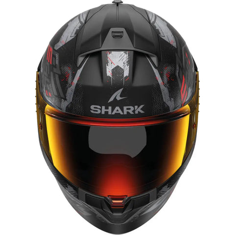 Casco Shark Ridill 2 Molokai Black Matt/Red
