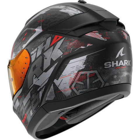 Casco Shark Ridill 2 Molokai Black Matt/Red