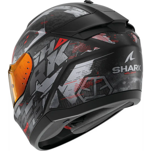 Casco Shark Ridill 2 Molokai Black Matt/Red