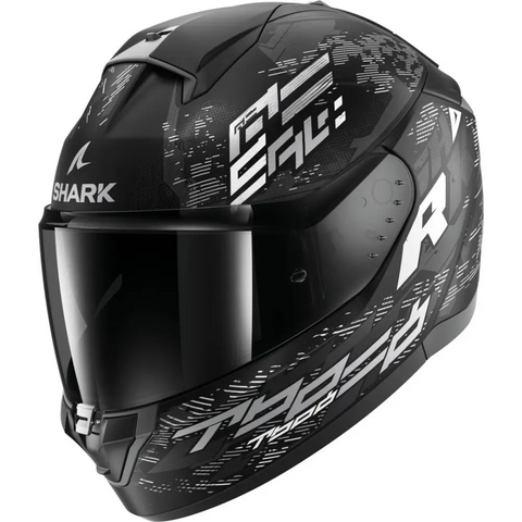 Casco Shark Ridill 2 Molokai Black Matt/White