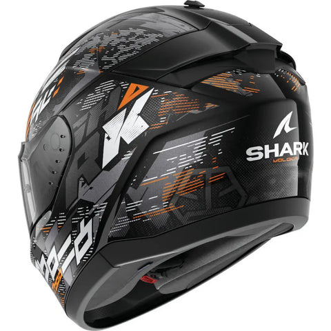Casco Shark Ridill 2 Molokai Black/Orange