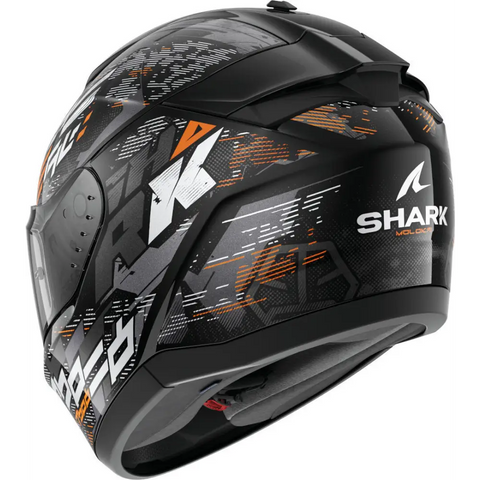 Casco Shark Ridill 2 Molokai Black/Orange