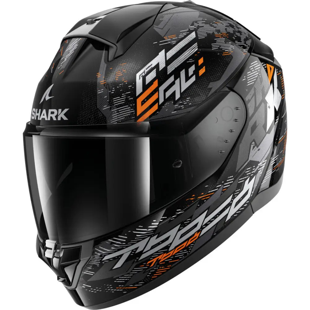 Casco Shark Ridill 2 Molokai Black/Orange