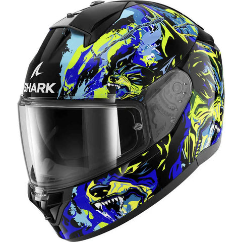 Casco Shark Ridill 2 Racing Beast Black/Green/Blue