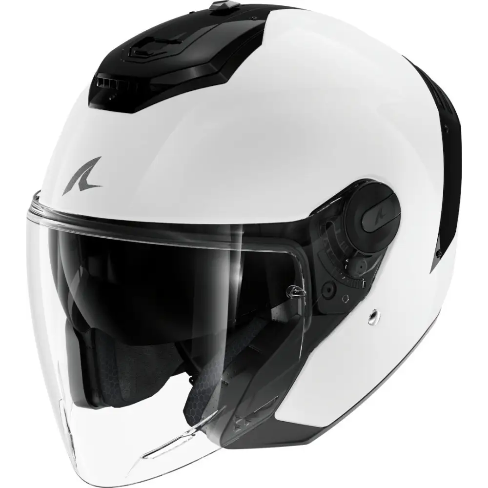 Casco Shark RS Jet Carbon Blank White