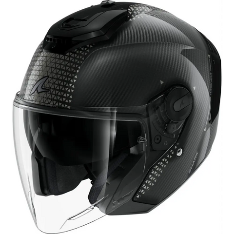 Casco Shark RS Jet Carbon Ikonik Black